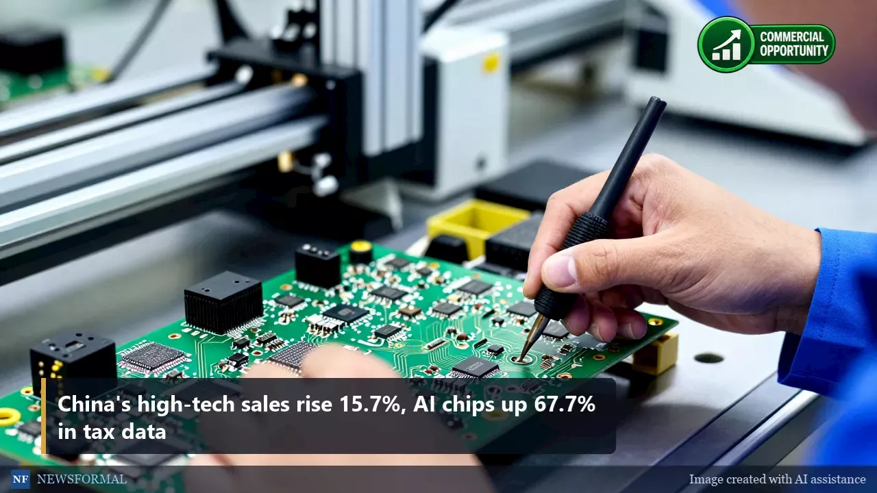 China's High-Tech Boom: AI Chips and Smart Vehicles Drive 15.7% Revenue Jump