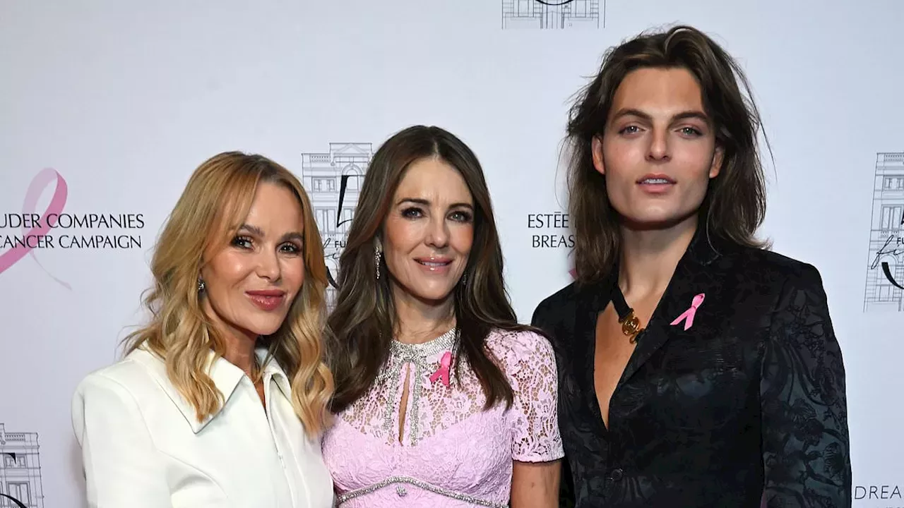 Elizabeth Hurley Hosts Estée Lauder Breast Cancer Fundraiser at The Savoy