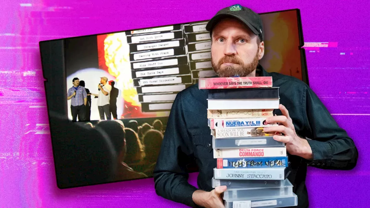 VHS Collectors Nick Prueher and Joe Pickett Tour with 15,000 Tapes