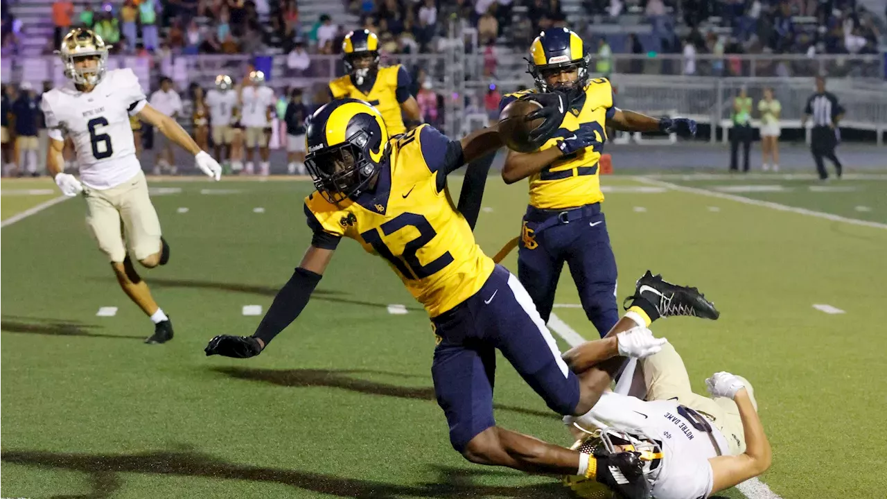 Notre Dame Knights Crush Millikan 30-0 in Dominant Shutout
