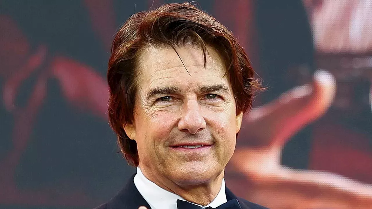 Tom Cruise Debuts Red Hair at Digger London Premiere