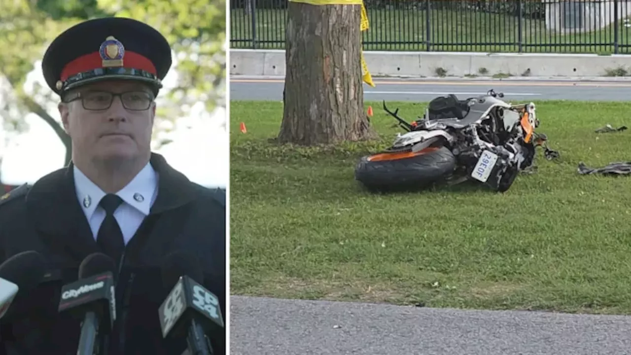 Fatal Sunday Morning Motorcycle Crash on Lake Shore Boulevard West