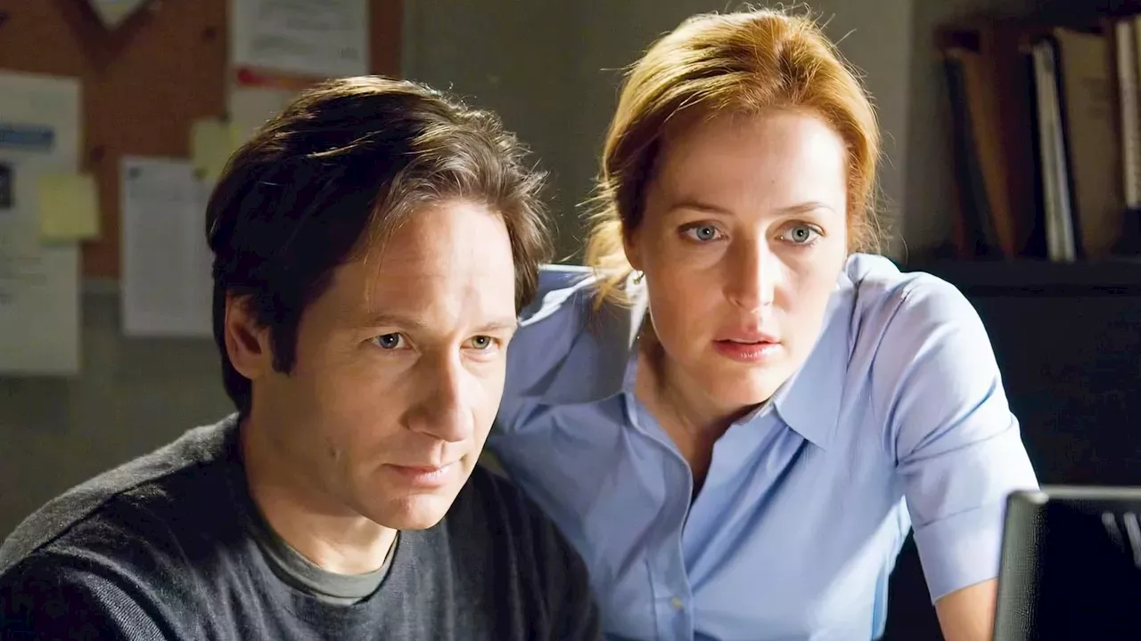 The X-Files Mulder and Scully First Kiss in Millennium Episode