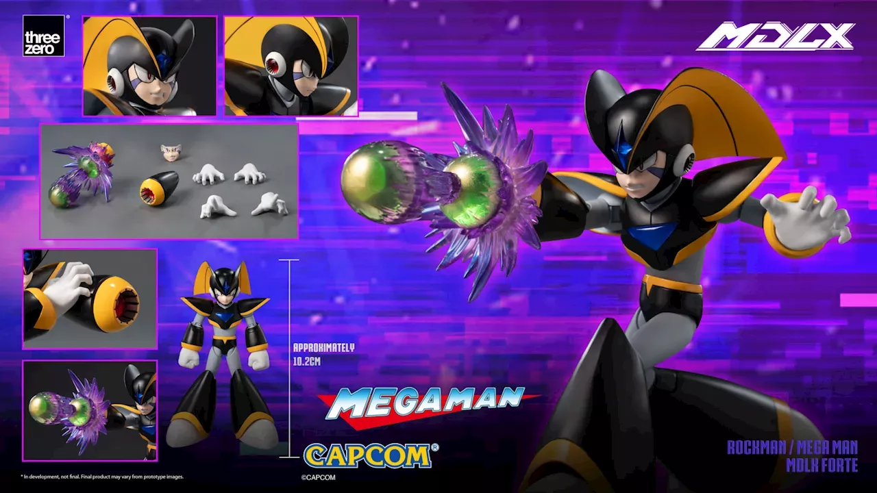 Threezero's $52 Bass Figure Brings Die-Cast Precision to Mega Man Fans