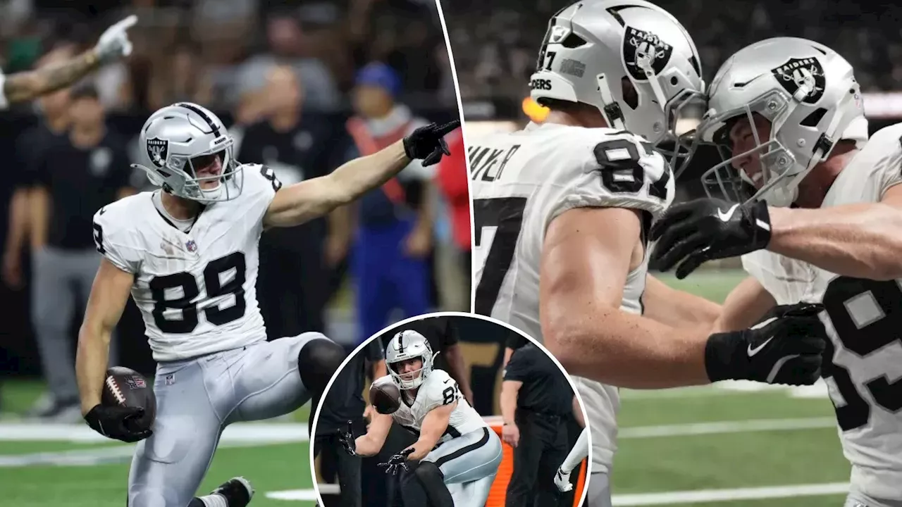 Brock Bowers Returns From Knee Surgery as Raiders Beat Saints