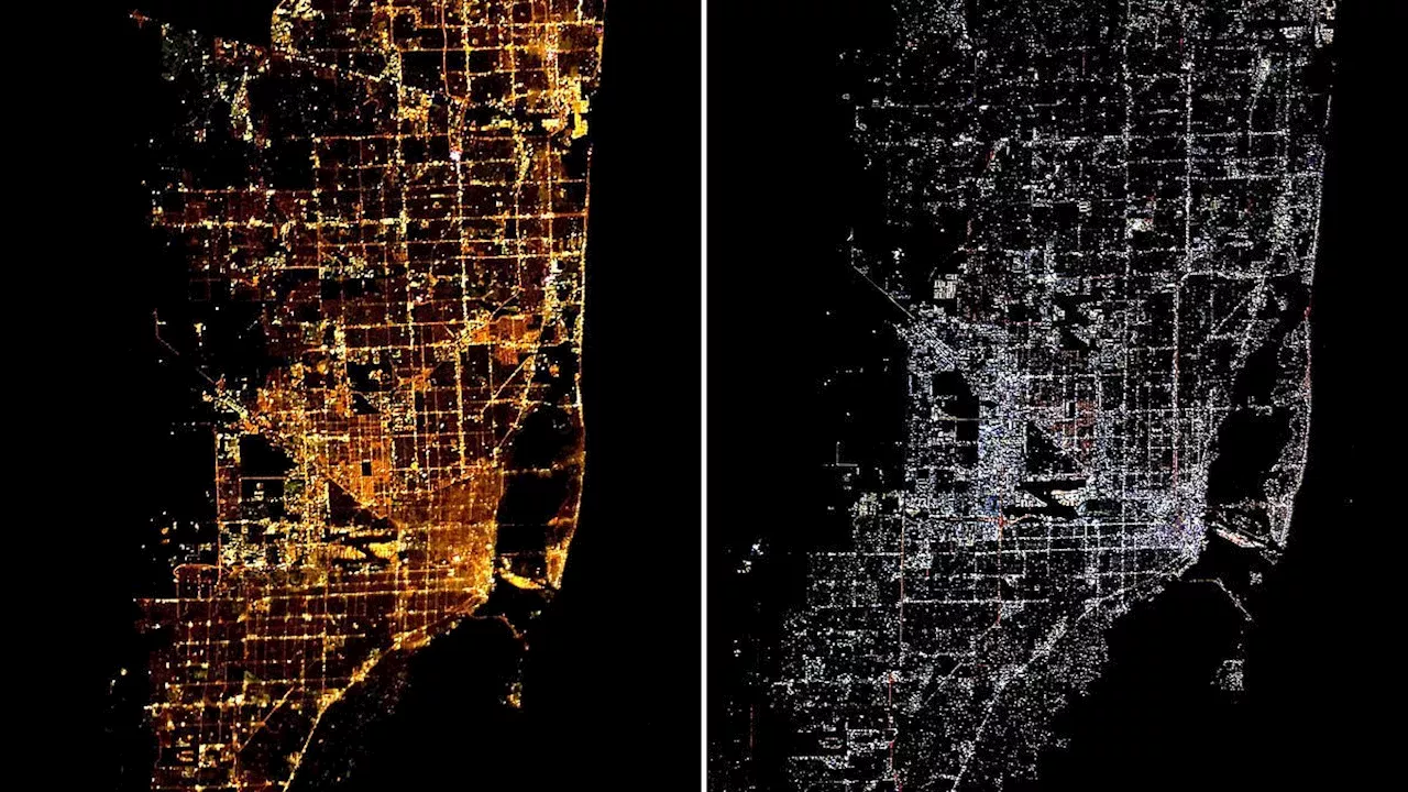 From Amber Haze to Neon Grids: The Global LED Revolution Seen from Orbit