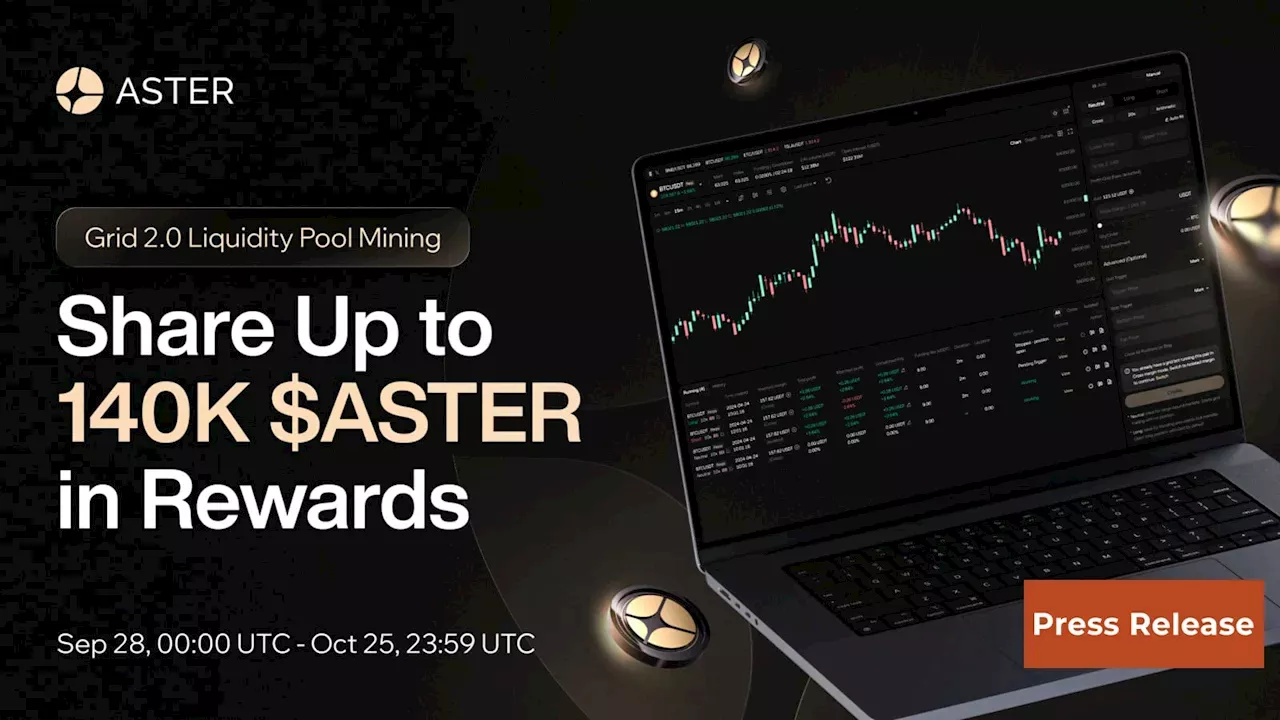 Aster’s 140,000 $ASTER Campaign: A Test for Perpetual Grid 2.0 Adoption
