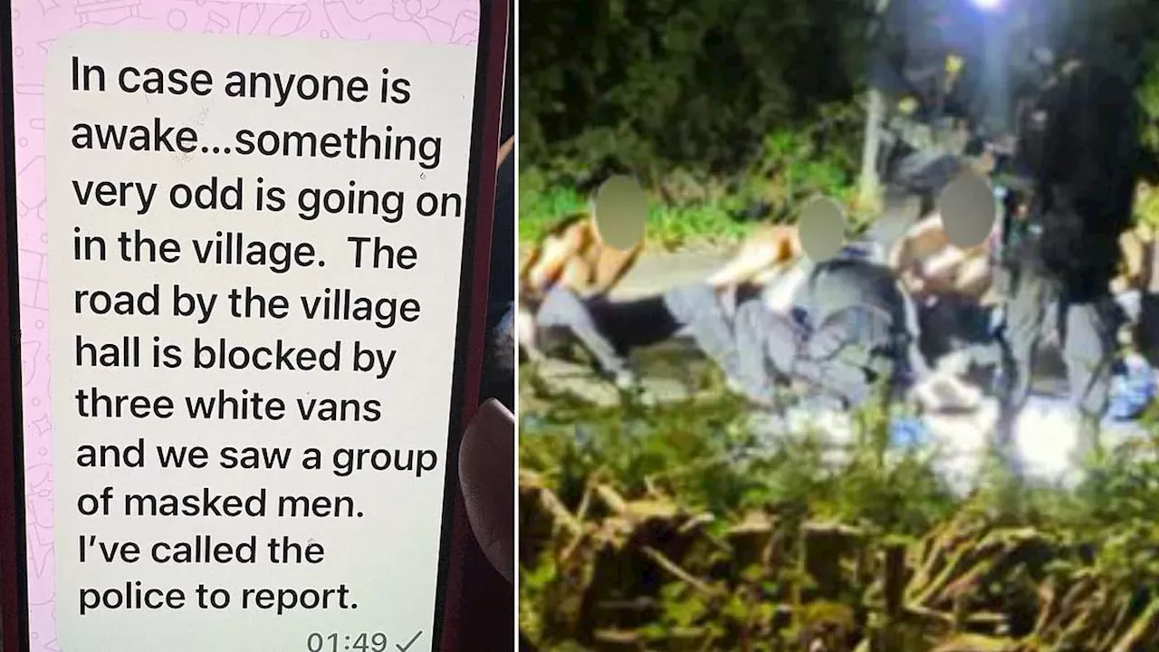 The Whelford Confrontation: Five Londoners Arrested in Gloucestershire Terror Probe