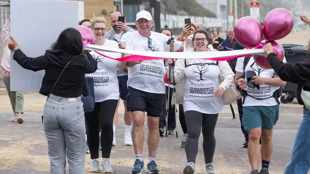 John Hunt Completes 120-Mile Charity Walk in Memory of Family