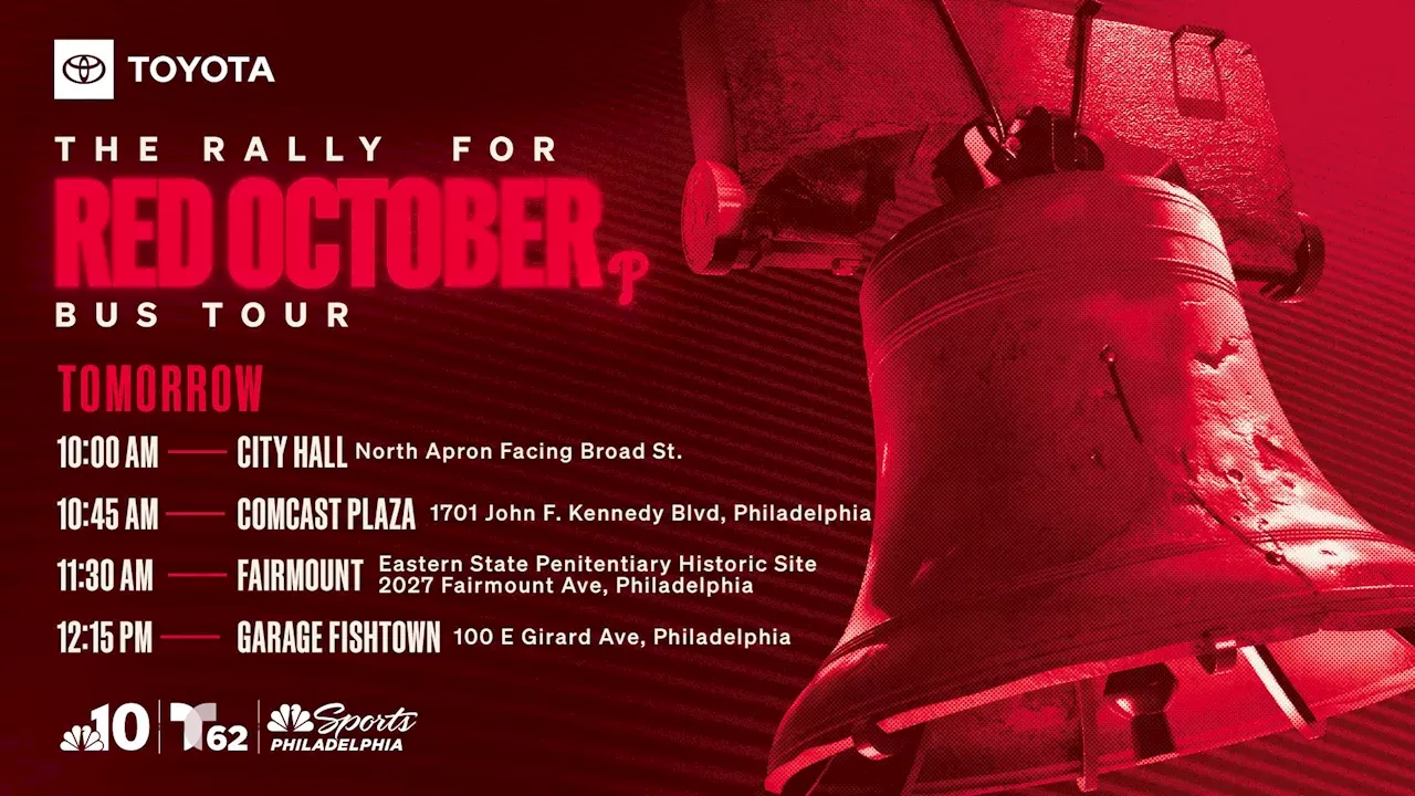 Red October Hits the Streets: Phillies Launch Pre-Game Bus Tour
