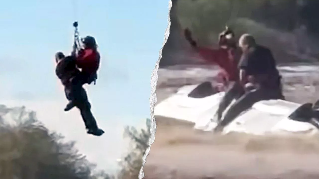 Five Minutes to Safety: The High-Stakes Rescue in Tonopah's Floodwaters
