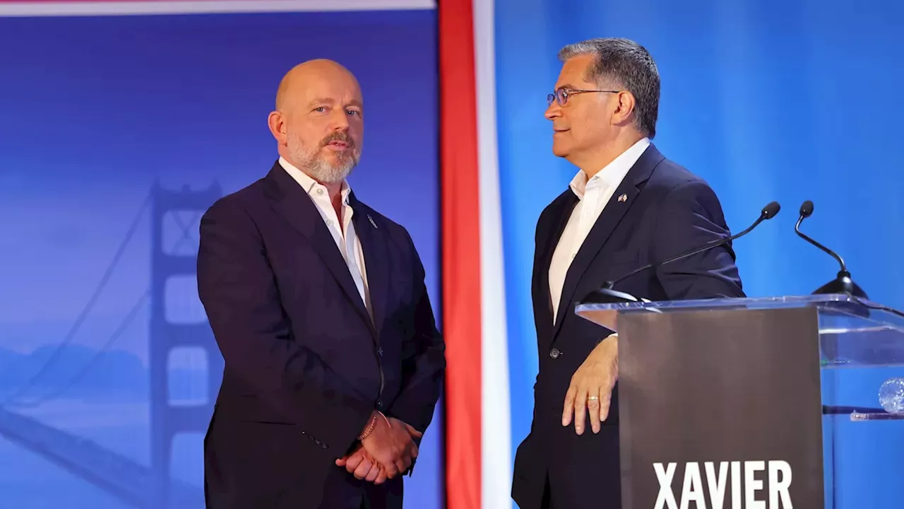 California gubernatorial debate centers on taxes, AI, and Becerra's record