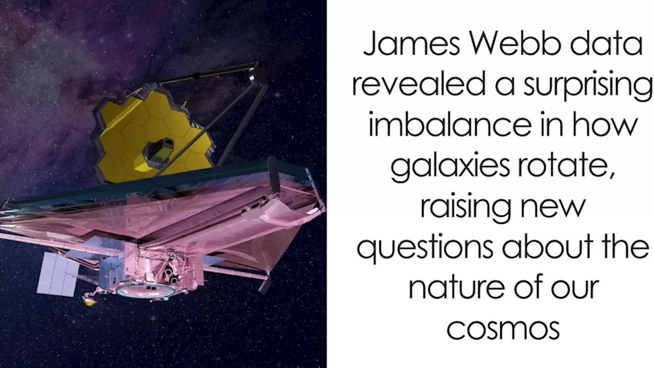 The Cosmic Spin: JWST Data Suggests Our Universe Might Be Rotating
