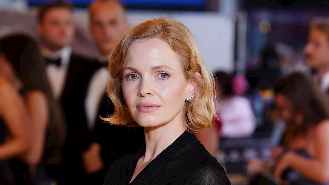 Kate Phillips shines in sheer black as she leads the glamour at The Yellow Tie premiere in London