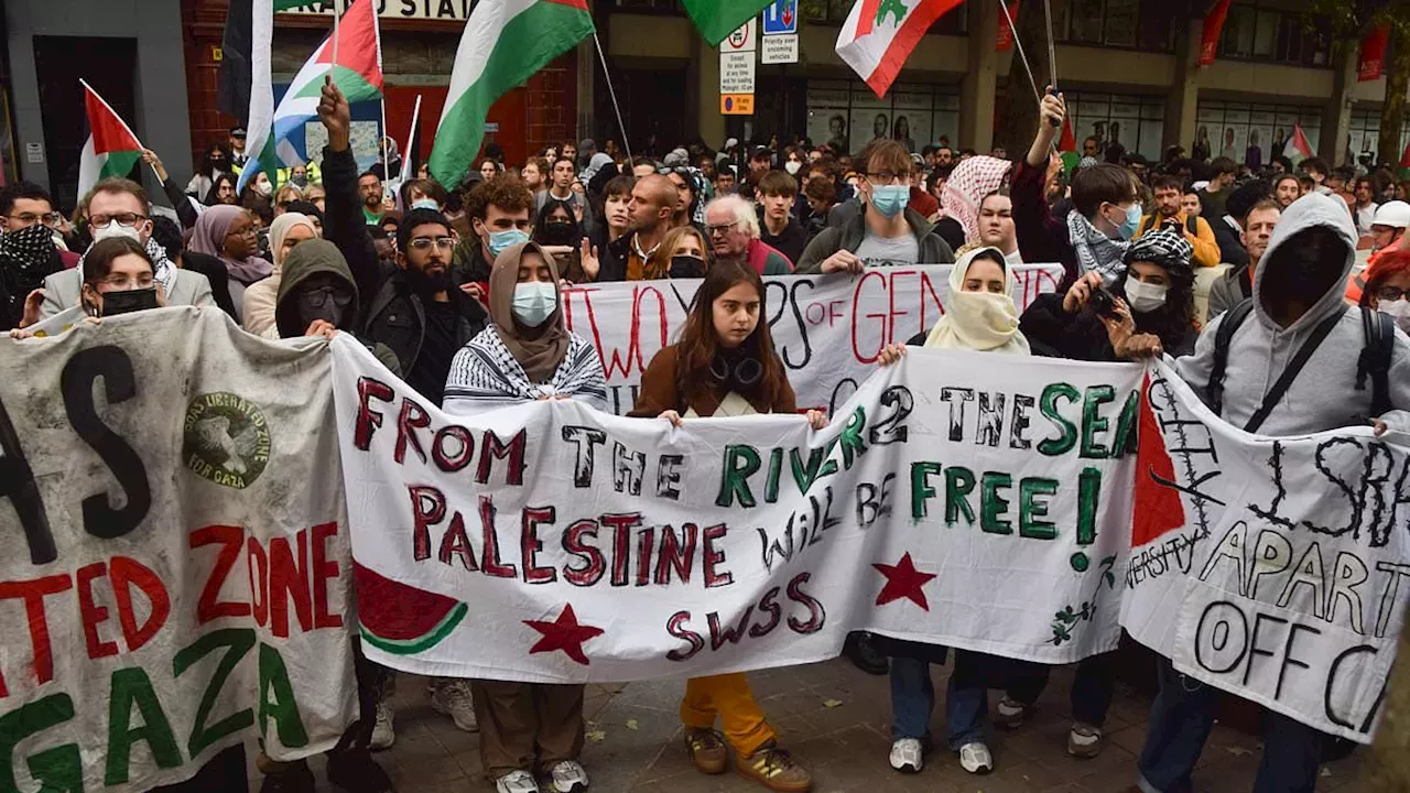 London's October 7 Tension: Met Police Clash With 'Shadowy' Student Organizers