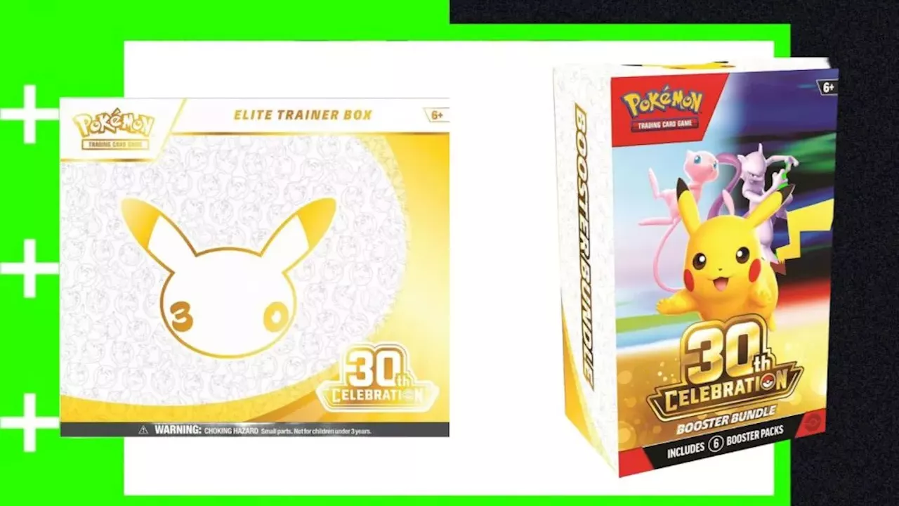 Pokémon Trading Card Game 30th Anniversary Celebrated With New Sets