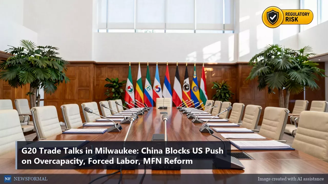 G20 Trade Ministers Stall on Overcapacity, Forced Labour and MFN Reform, Only Food Weaponization Statement Adopts