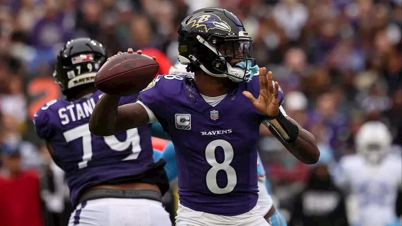 Baltimore's Big Win Comes With a Lamar Jackson Ankle Scare
