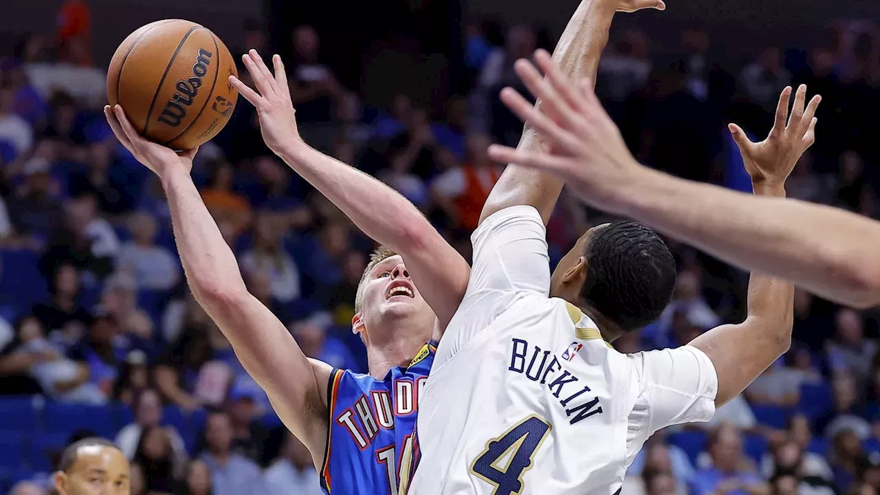 Oklahoma City Thunder End Preseason Slide to New Orleans Pelicans with Rookies' Surge