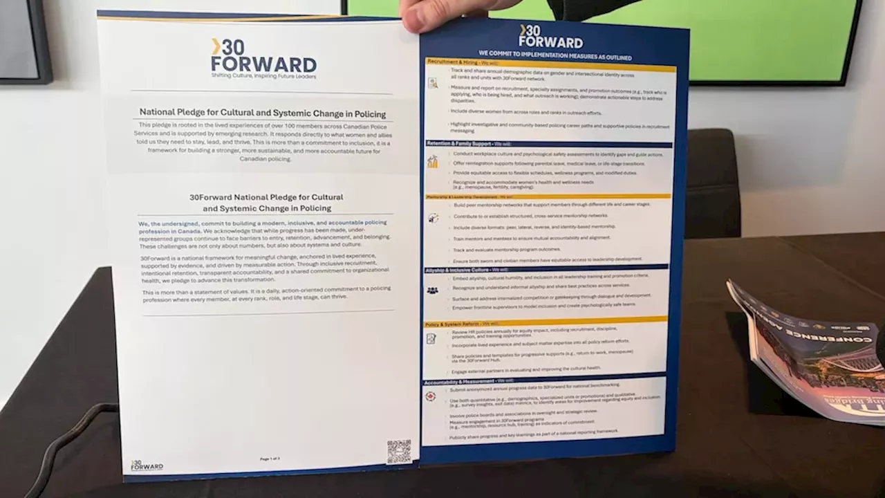 Edmonton Police Service Targets 30% Female Representation via 30 Forward Pledge
