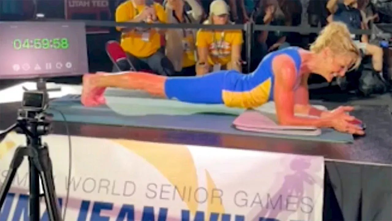 Alberta Grandmother Shatters Own Five-Hour Plank Record in Utah