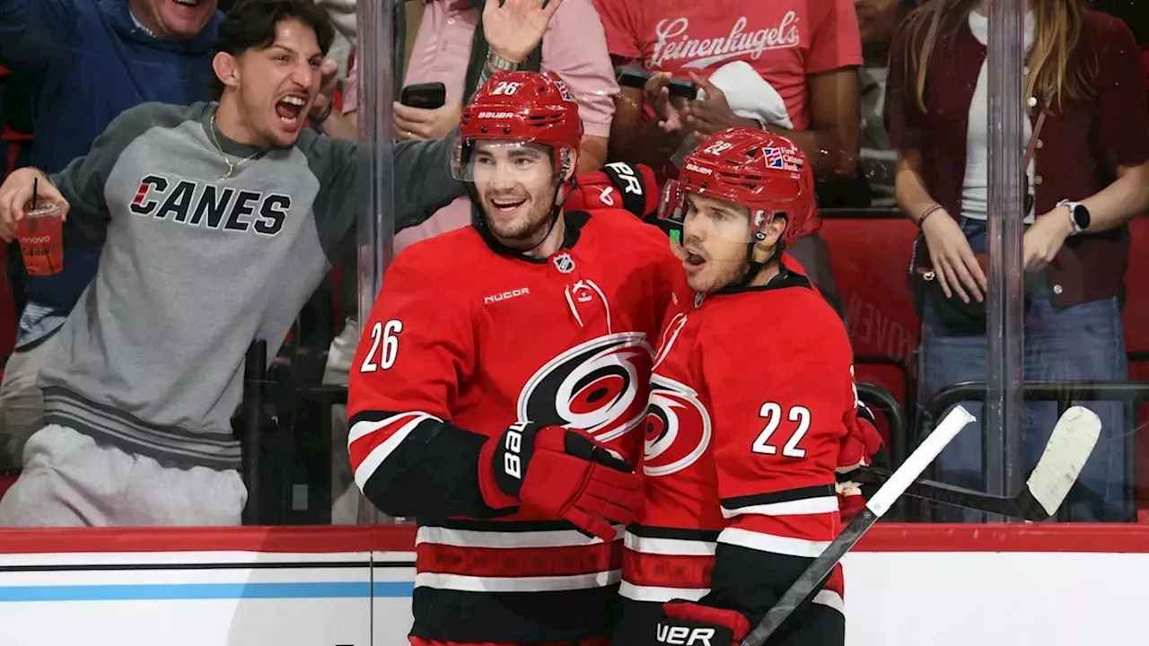 Stankoven's Breakout Night Ends Carolina's Home Win Drought