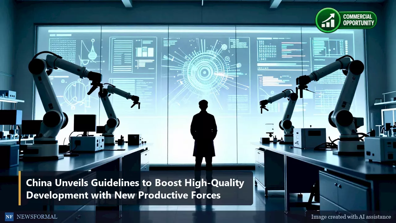 China issues guidelines to accelerate new quality productive forces