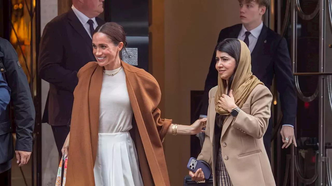 Is Meghan really being 'humble' as she is seen at an exclusive London hotel with Malala?