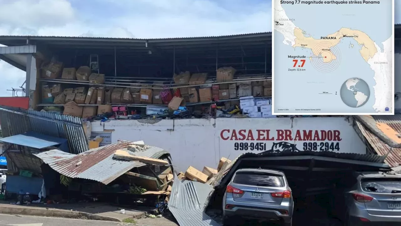 Magnitude 7.7 earthquake strikes Panama, triggering tsunami threats across Central and South America
