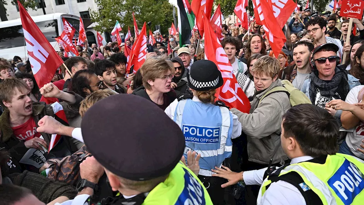 London's Battle of Britain Monument Desecrated Amid Violent Pro-Palestine Clashes