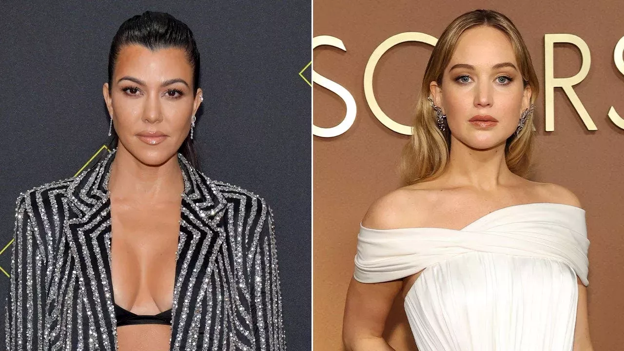 Hollywood Friction: Kourtney Kardashian’s Heated Response to Jennifer Lawrence