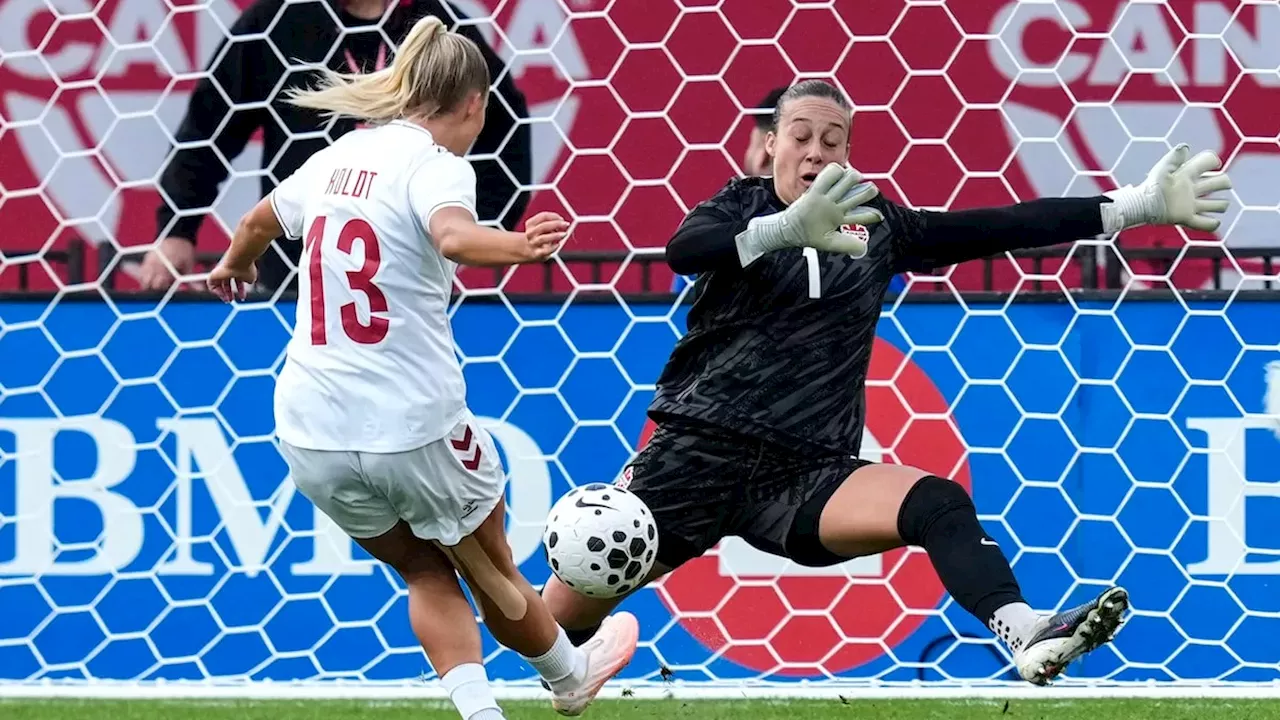 Denmark edges Canada 4-3 in women's soccer friendly