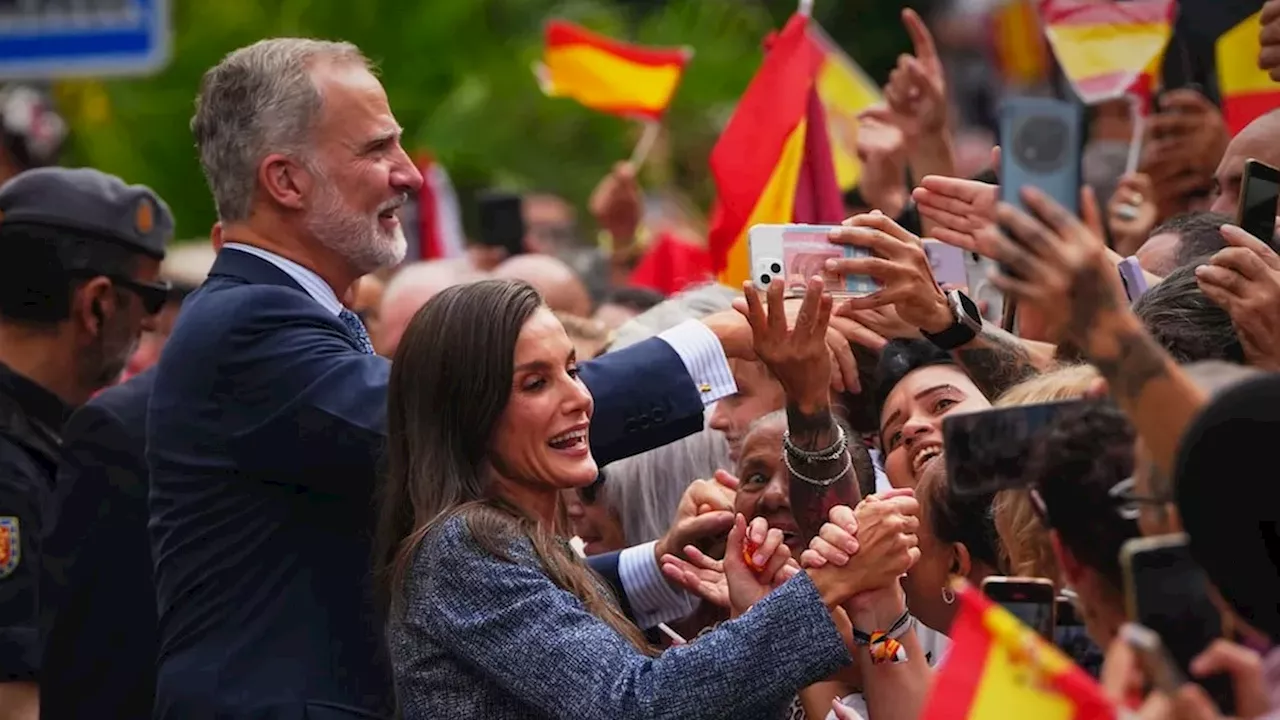 Spain's King Felipe VI and Queen Letizia visit Ceuta amid migration crisis