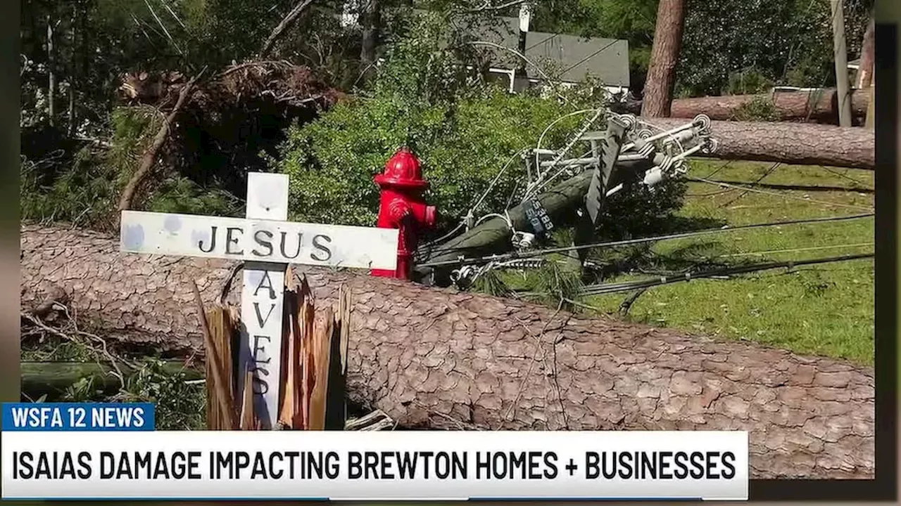 Brewton Recovers from Hurricane Isaias: Power Restoration and Community Support