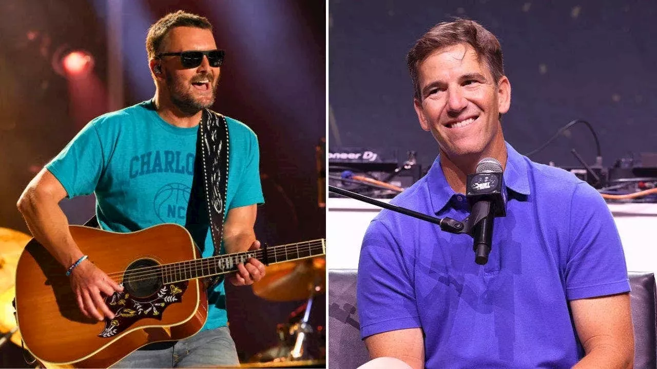 Eric Church Reveals Eli Manning Was Scared to Hold Fish on Nashville Lake Trip