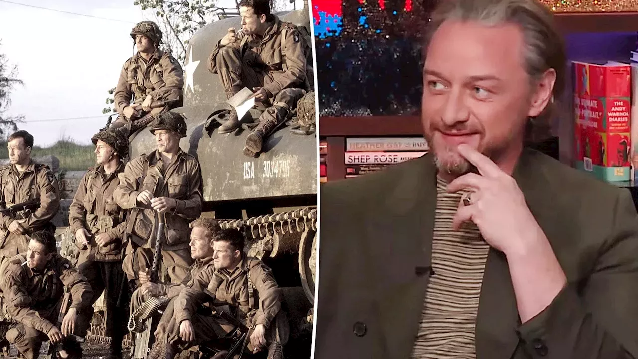James McAvoy reveals Band of Brothers co-star bullied him on set