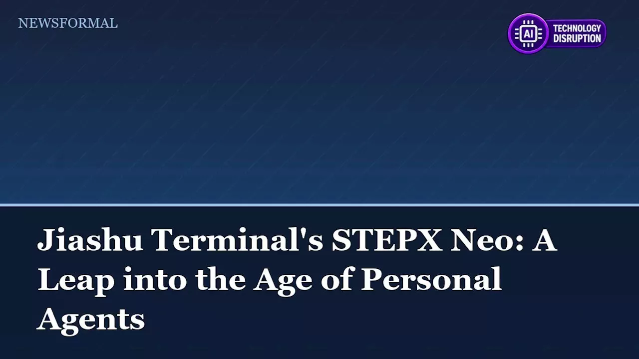 Jiashu Terminal Introduces STEPX Neo: A Smartphone for the Age of Personal Agents