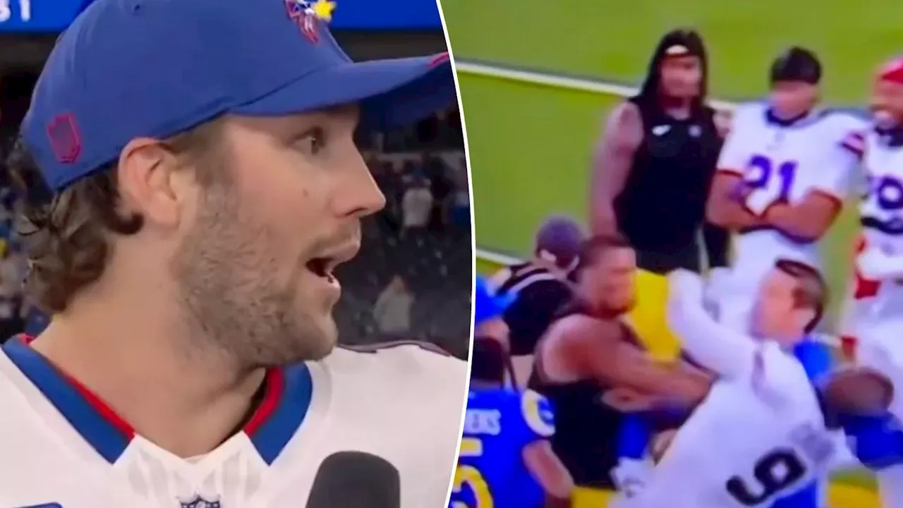 From Gridiron to Media Scuffle: The Rams-Bills Postgame Altercation