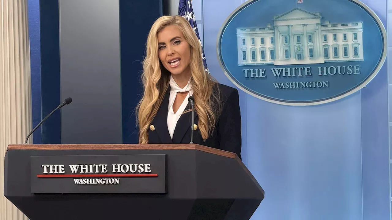 Trump's new press secretary stumbles through debut briefing as Guilfoyle is forced out
