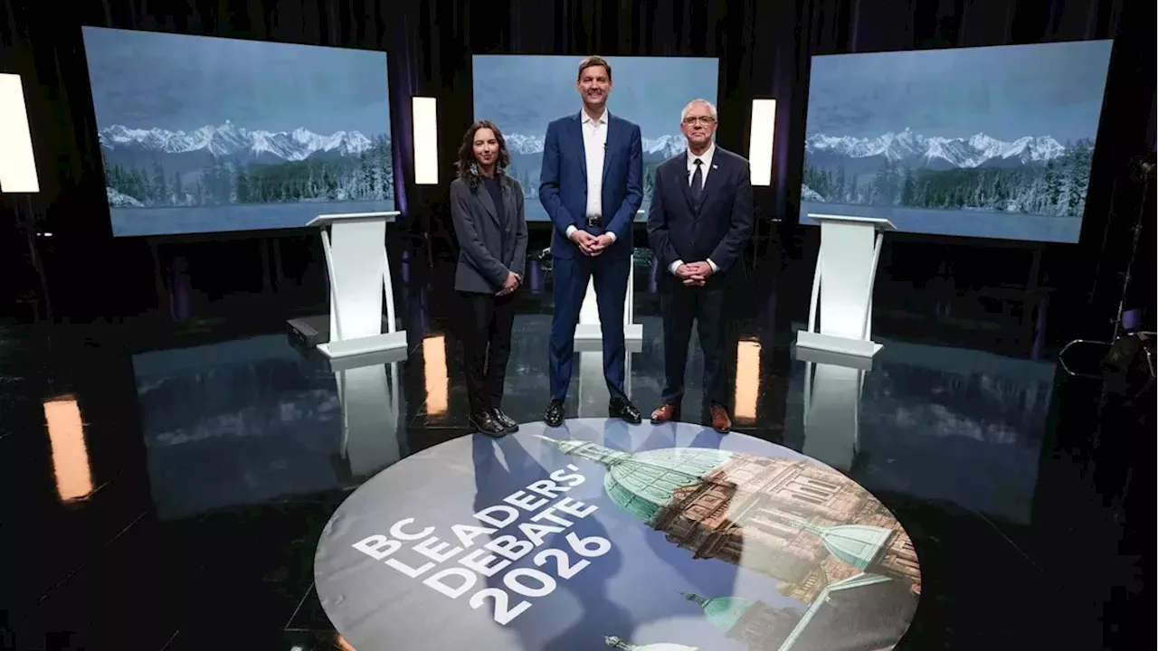 BC Election Clash: Eby, Doerkson, and Lowan Face Off in High-Stakes Debate