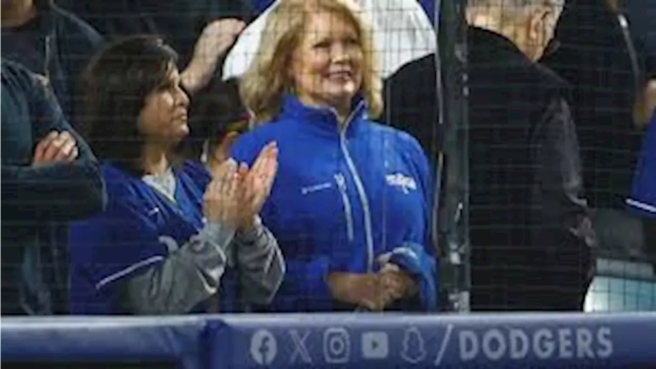 Longtime Dodgers fan Mary Hart attends NLCS, recalls 2018 World Series antics