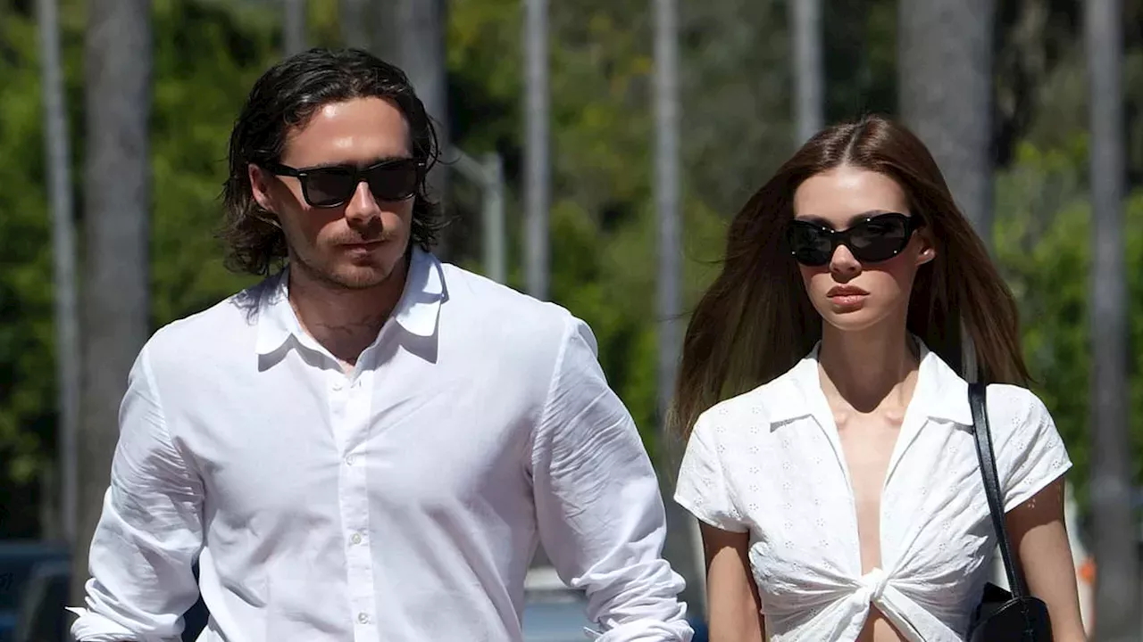 Nicola Peltz and Brooklyn Beckham Shine in Coordinated Whites After Paris Fashion Week