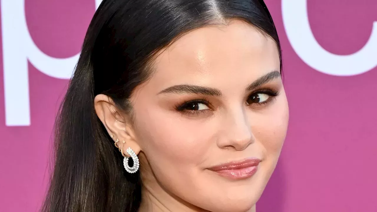 Selena Gomez Wows in Red Jeweled Gown at Rare Impact Fund Benefit