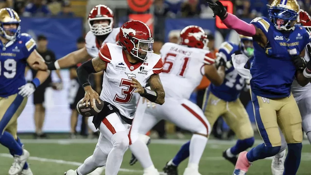Calgary Stampeders Face B.C. Lions in Crucial CFL West Division Game
