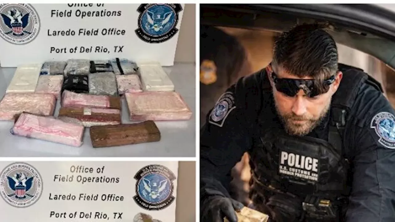 CBP Officers Thwart Two Major Narcotics Smuggling Attempts at Del Rio Port of Entry in One Week