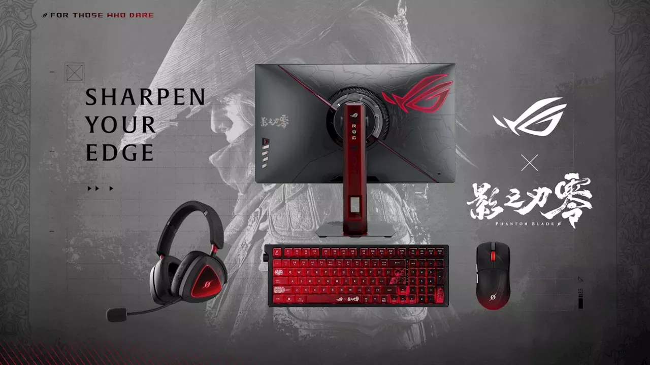 ASUS ROG and S-GAME Unveil Exclusive Phantom Blade Zero Gaming Gear Collection