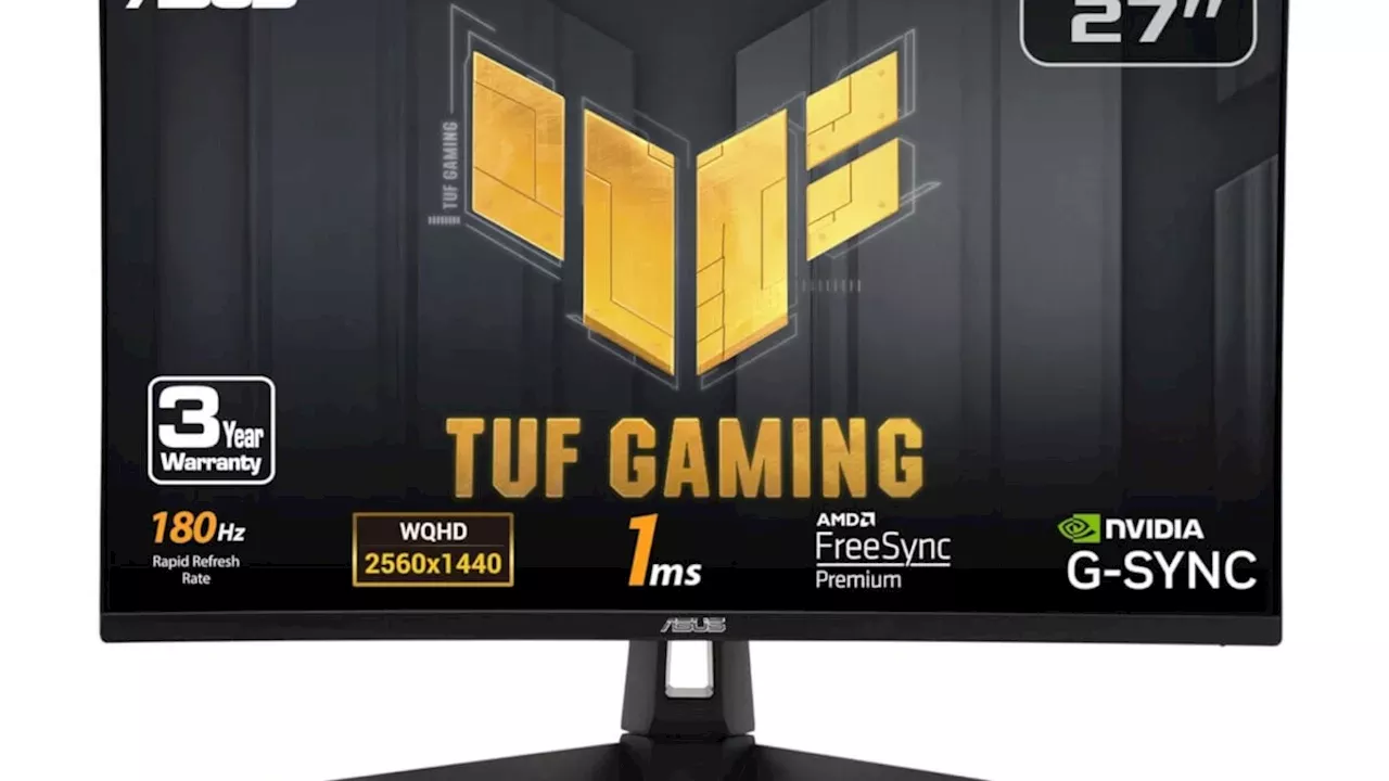ASUS TUF 27-Inch Gaming Monitor Restocks at $179 Prime Day Low