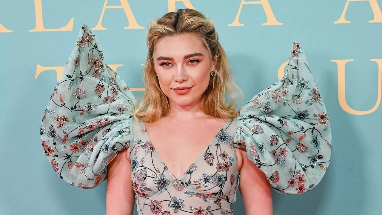 Florence Pugh Commands the Red Carpet in Rodarte at London Film Premiere
