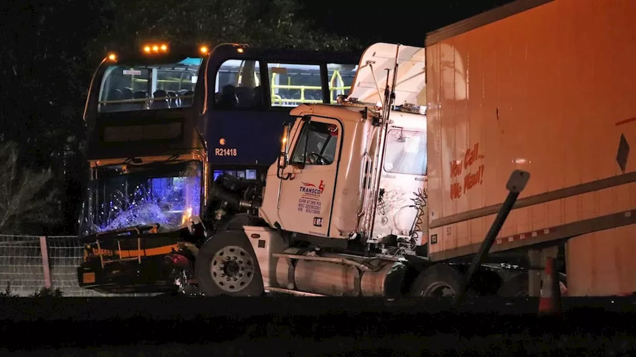 Chaos on Highway 99: Semi-Truck Pile-up Leaves 13 Injured in Surrey