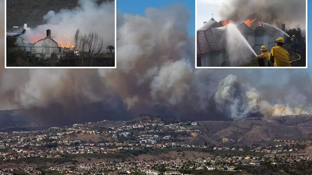 Orange County’s Norte Fire: Six Homes Destroyed as Southern California Faces Multi-Front Blazes